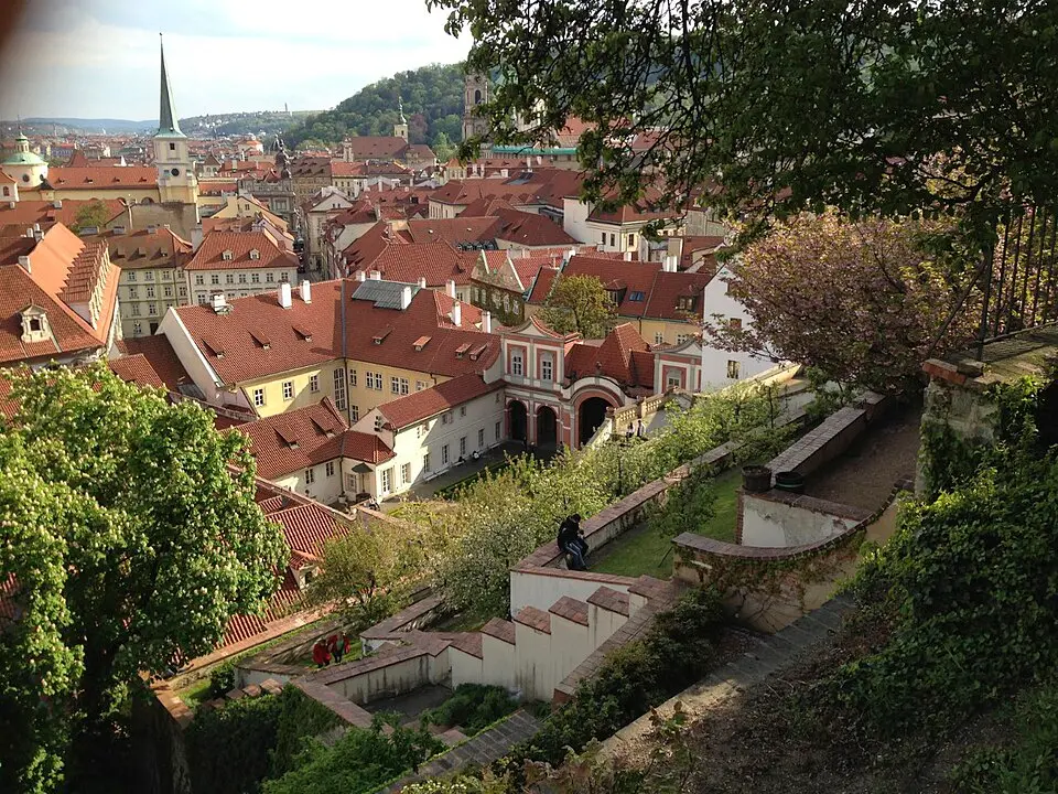 Palace Gardens below Prague Castle